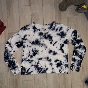 Hollister Blue Tie-Dye Sweater